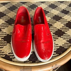 Red MKors shoes